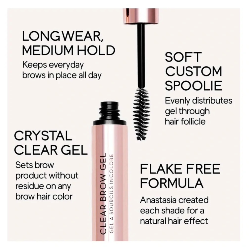 5 for 25⚡️Anastasia Beverly Hills Medium Hold Clear Brow Gel 1.5ml